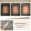 Tekst - Gestreept - Oranje - Zomer Light Box met kabel (Wandlamp) klein -USP_dimbaarNL