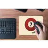 Cirkel - Zeven - Lucky - Rood muismat rubber klein -toetsenbord