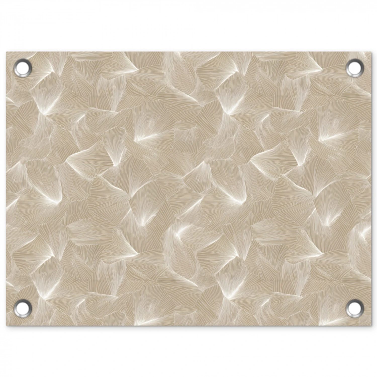 Organisch - Textuur - Beige tuinposter los doek klein 239 -3d