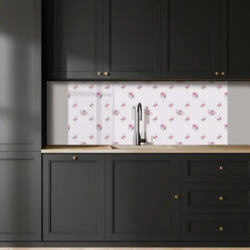 Patroon - Rozen - Bloemen keuken achterwand 2 middel 871 -sfeer1