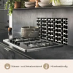 Modern - Patroon - Zwart keuken achterwand spatscherm klein 900 -usp_DE