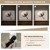 Katoenbol - Minimalistisch - Wit Light Box met batterij (Wandlamp) middel -USP_dimbaarNL