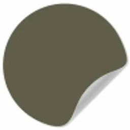 Grijs - Warm - Herfst Wandcirkel behangsticker klein 186 -3d