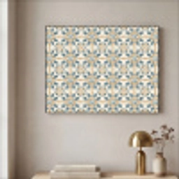 Patroon - Klassiek - Kleurrijk Textielframe zwart klein 947 -sfeer2