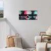 Schedels - Glitch - Cyberpunk tuinposter los doek klein -sfeer8