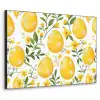 Bloemen - Paaseieren - Geel Textielframe zwart klein -3d