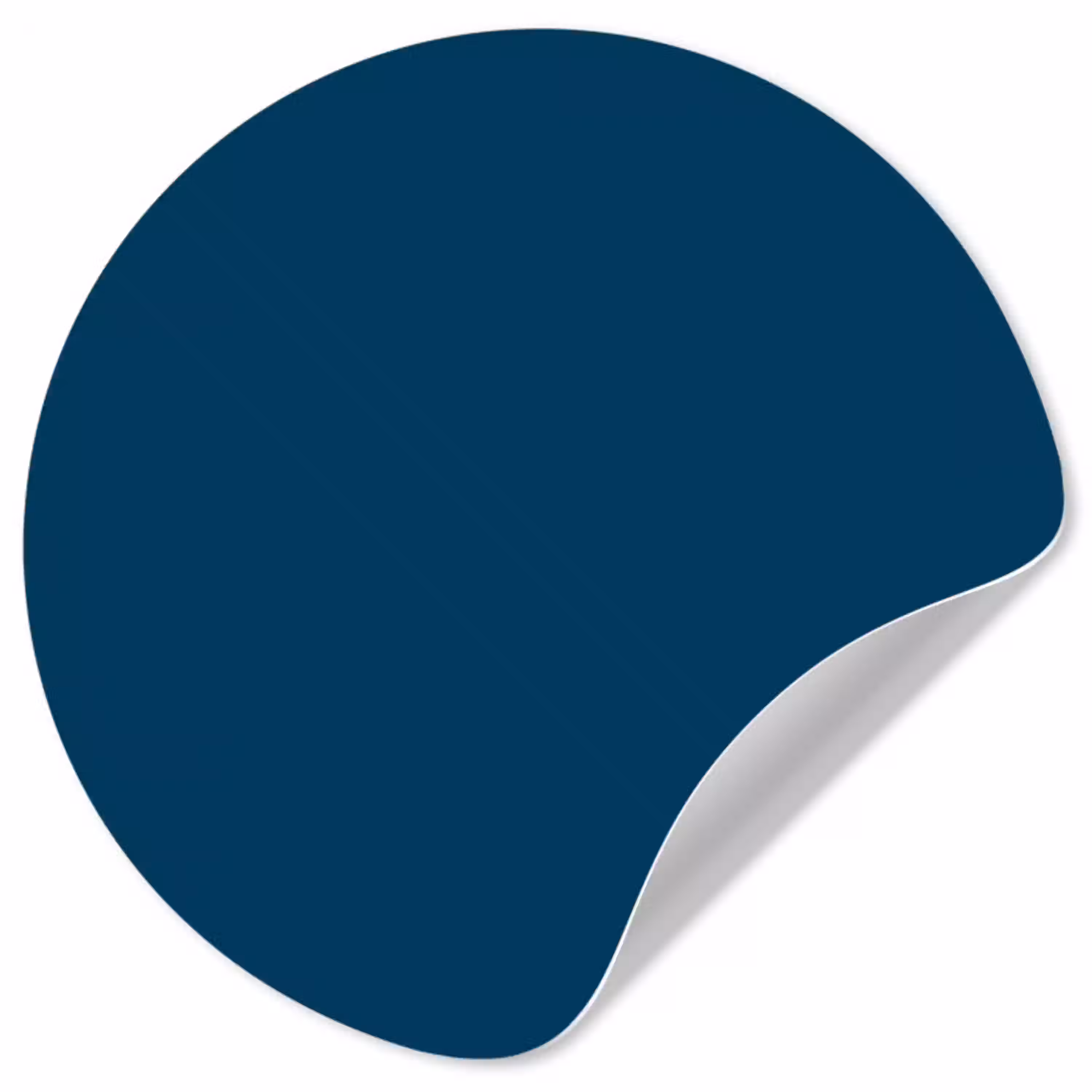 Indigo - Palet - Kleuren Wandcirkel behangsticker klein 186 -3d