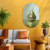 Fruit - Disco - Art - Glitter Wandcirkel Ovaal Glas middel -sfeer4