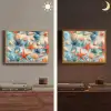Zeesterren - Schelpen - Illustratie - Zand Light Box met batterij (Wandlamp) middel -sfeer3
