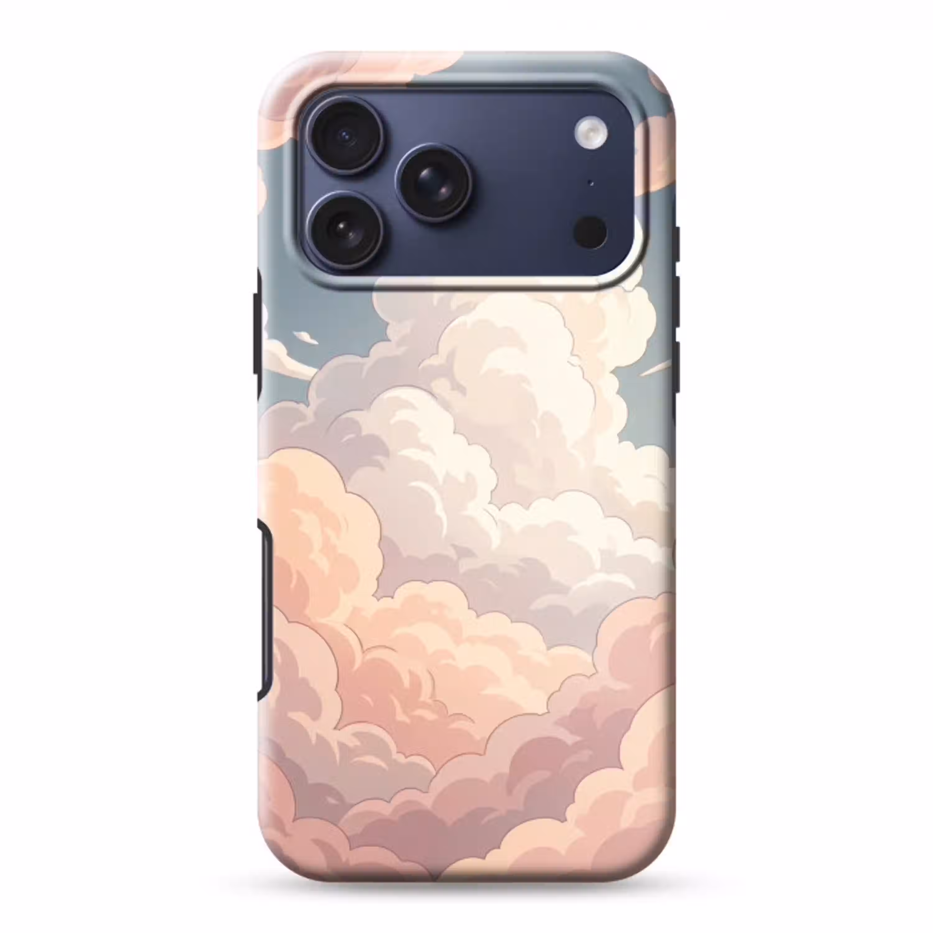 Wolken - Lucht - Natuur - Pastel - Roze Toughcase MagSafe Apple iPhone 17 Pro Max klein -3d