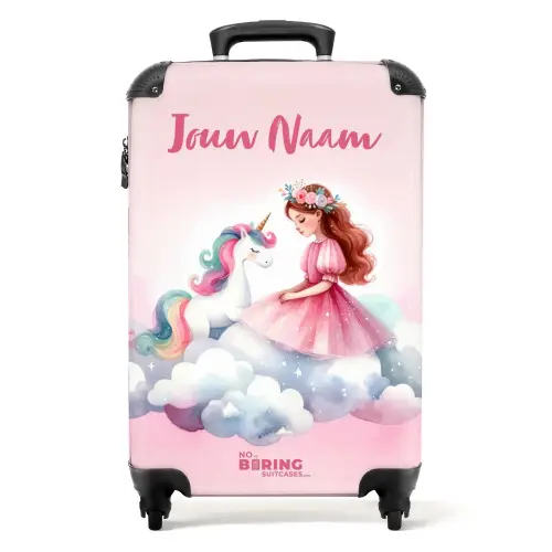 Winnie wolkenprinses NBS - Handbagage koffer - Kinderen Unisex middel -productfoto_recht