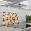 Kastanje Champignons - Beige keuken achterwand spatscherm klein -3d_schuin