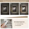 Honkbal - Wit - Vliegt Light Box met kabel (Tafellamp) klein -USP_dimbaarNL