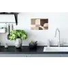 Geometrisch - Geweven structuur - Modern Muursticker klein -keuken