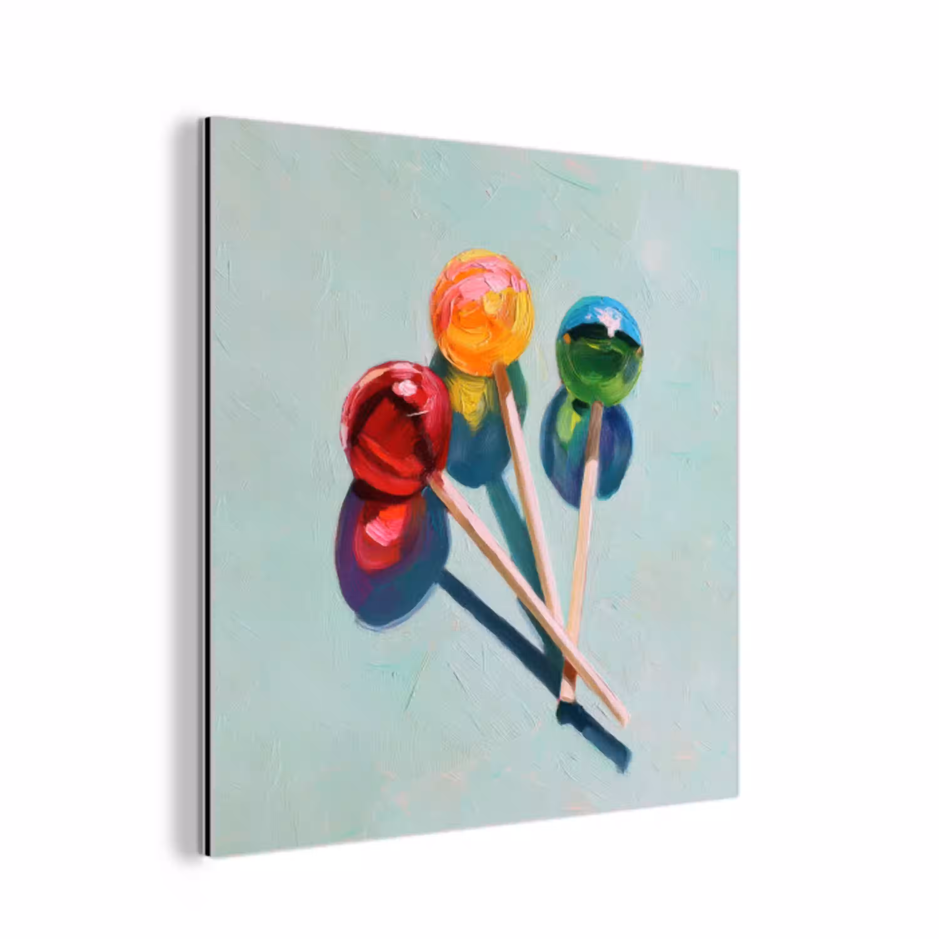 Lollys - Schaduw - Drie - Blauw aluminium wit klein -3d