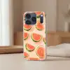 Watermeloen - Schijfjes - Pitten - Rood Telefoonhoesje iPhone 17 Pro klein -sfeer2