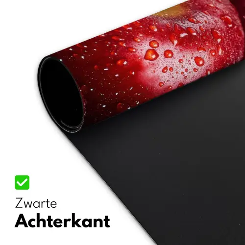 Rood - Appels - Fruit Muismat XXL klein -sfeer2