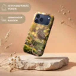 Houtsnip - Bos - Bladeren - Herfst - Gecamoufleerd Toughcase MagSafe Apple iPhone 17 Pro Max klein -USP_RandenV_NL
