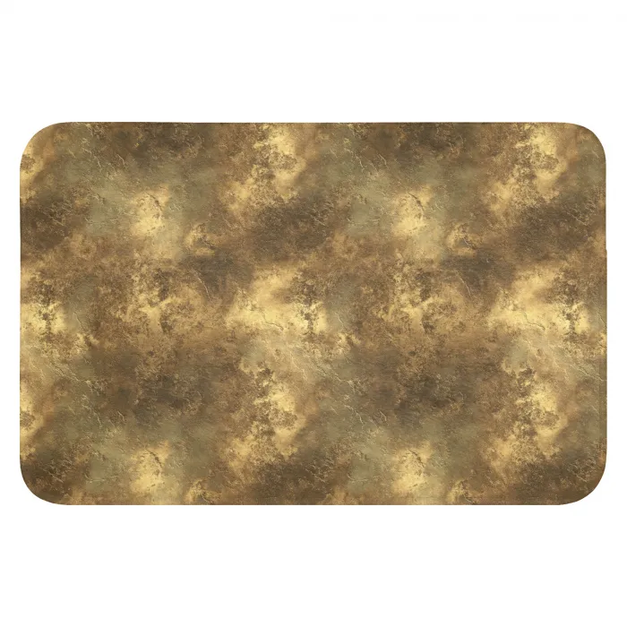 Antiek - Metaallook - Goud Badmat klein 997 -3d