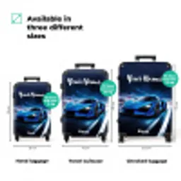 Blauwe blitz NBS - Handbagage koffer - Kinderen Unisex middel zzzzzzVergelijking_3EN