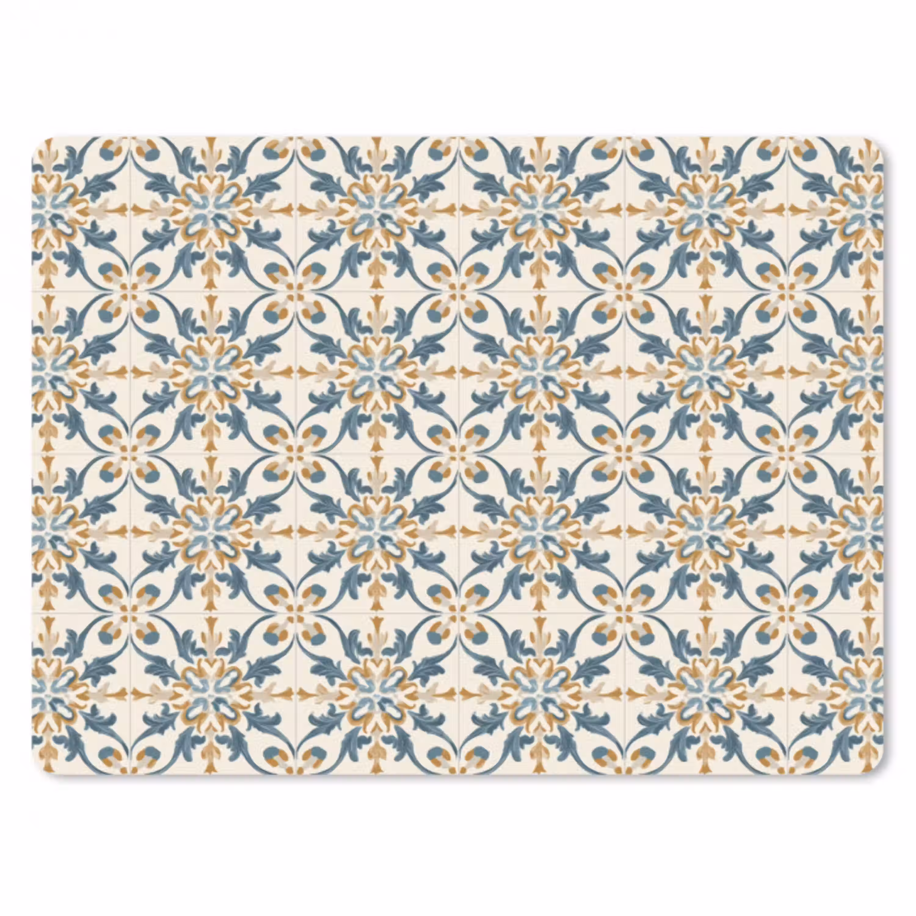 Patroon - Klassiek - Kleurrijk muismat rubber klein 262 -3d