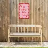 Chilipeper - Red - Hot - Quotes Tuinposter op houten frame 2 cm dik klein -sfeer4