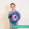 Rood Ruimtewezen in Kosmische Dans Kinderrugzak - Blauw middel -sfeer1_FR