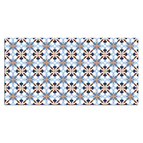 Ornament - Tegel - Kleurrijk Muismat XXL klein 681 -3d_leeg