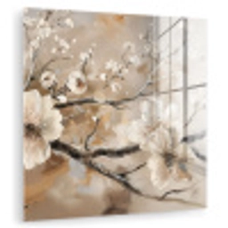 Bloemen - Natuur - Wit - Bloesem - Abstract plexiglas 5mm klein -zzzproduct_nieuw
