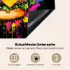 Hamburger - Graffiti - Verf - Kleurrijk - Eten - Abstract Inductie beschermer vinyl 3mm middel -tsfeer4_DE