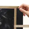 Leeuw - Gesplitst - Zwart - Lijn Light Box met batterij (Wandlamp) middel -USP_websiteprintNL