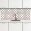 Design - Lijn - Patroon - Hart - Grijs keuken achterwand 2 middel 871 -3d