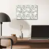 Bohemian - Bloemen - Bladeren - Jungle - Tropical aluminium wit klein -sfeer5