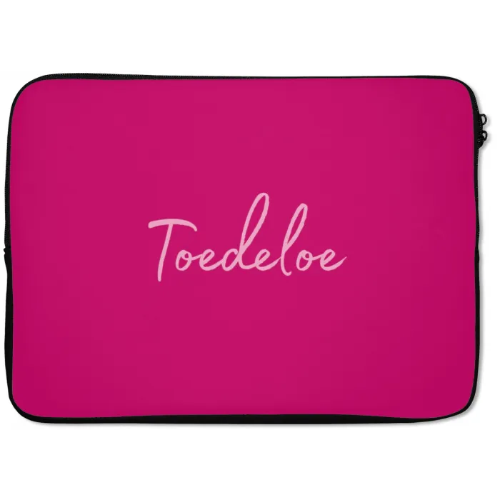 Toedeloe - Roze laptophoes neopreen klein -zkaufland3dotto