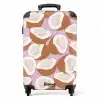 Summer memories - Kokosnoten op een lila achtergrond NBS - Handbagage koffer - Kinderen Unisex middel -productfoto_recht
