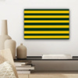 Klassiek - Strepen - Groen canvas 2cm klein 34 -sfeer6