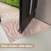 Lichtroze - Zebra - Patroon - Donkerroze Deurmat klein 898 -USP_NL