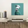 Parkiet - Vogel - Koksmuts - Cute aluminium wit klein -sfeer1
