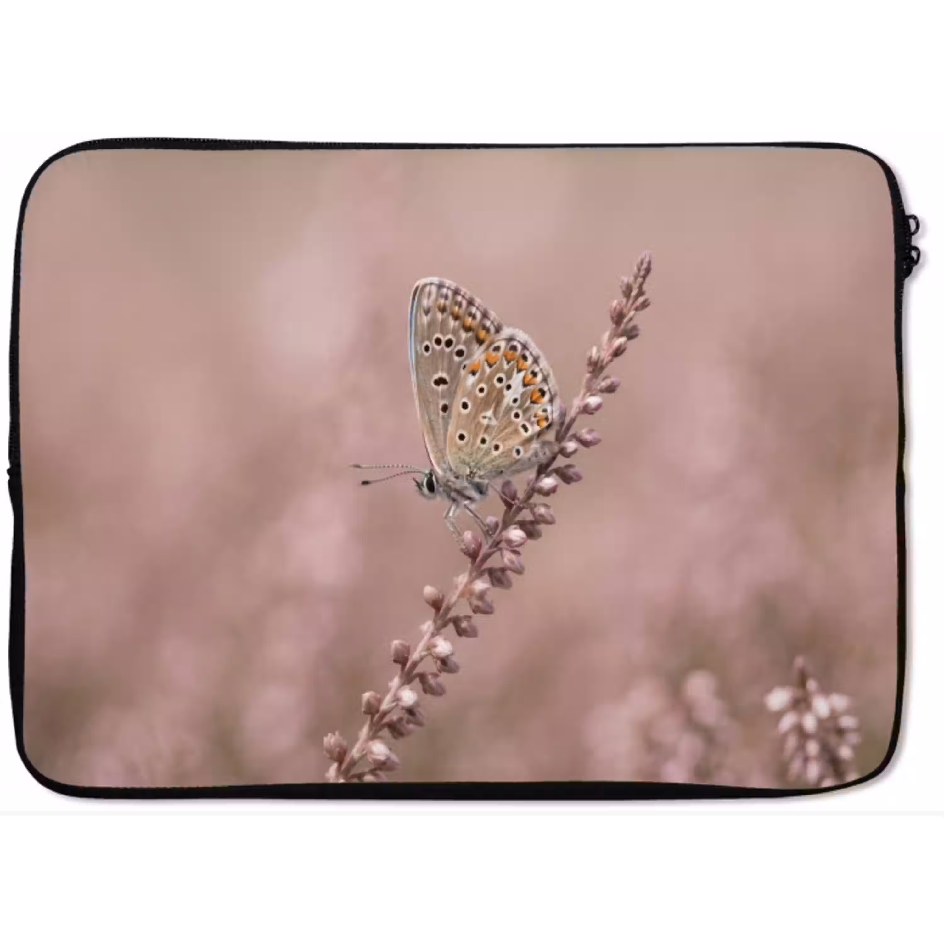 Lavendel - Vlinder - Paars laptophoes neopreen klein -zkaufland3dotto