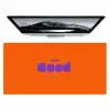 See the good - Paars - Oranje - Smiley Muismat XXL klein -zzz3d