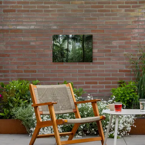 Mysterieuze Tropische Woud Tuinposter op houten frame 2 cm dik klein -sfeer3