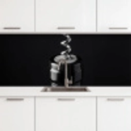 Kurkentrekker - Wijn - Zwart - Wit keuken achterwand 2 middel -3d