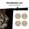 Tijger - Wilde dieren - Portret Wandkleed katoen klein -sfeer2