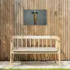 Hamer - Schilderij - Gereedschap Tuinposter op houten frame 2 cm dik klein -sfeer4