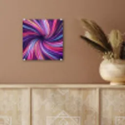 Abstract - Swirl - Futuristic - Neon plexiglas 5mm klein -sfeer5