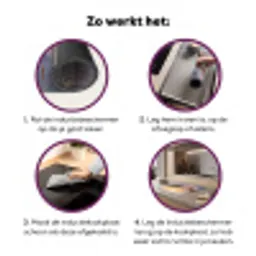 Strand - Zonsondergang - Natuur - Landschap Inductie beschermer vinyl 3mm middel -zzzzzzz-cc-werking