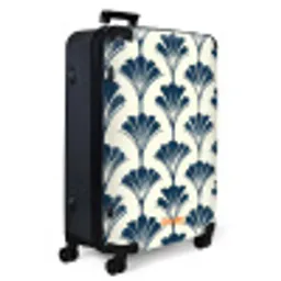Klassiek - Motief - Blauw NBS - Large koffer - Volwassenen Unisex groot -product1