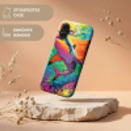 Haai - Koraalrif - Abstract - Kleurrijk Toughcase MagSafe Apple iPhone 17 klein -USP_RandenV_DE