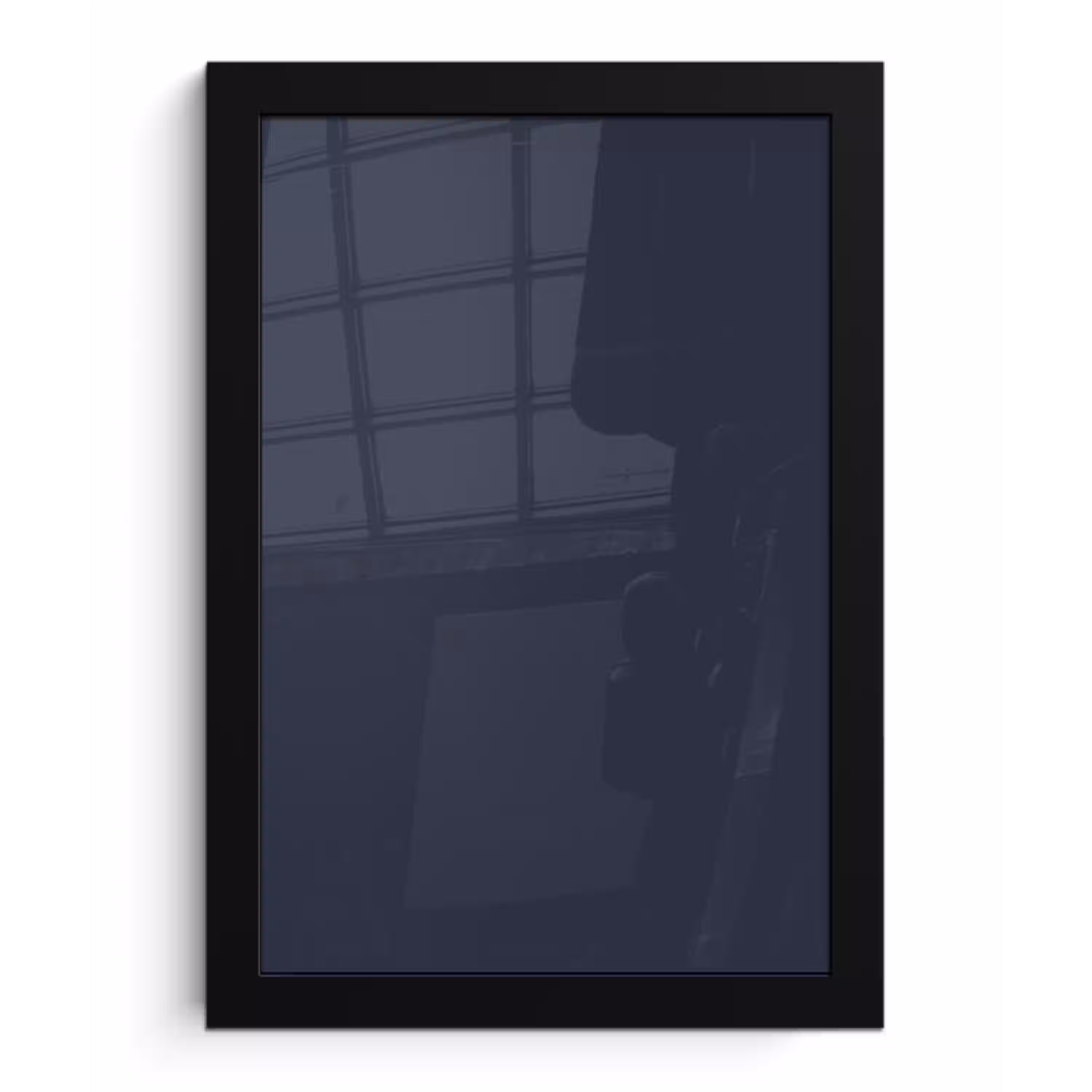 Midnight - Swing - Blauw fotolijst zwart zonder passe partout klein 224 -3d