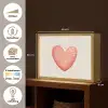 Rood - Hart - Beige Light Box met batterij (Wandlamp kind) middel -USP_websiteoverzichtNL